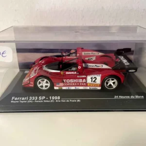 Ferrari 333 SP rouge numéro 12 - 24 heures du Mans de 1998 pour Voyage longue distance