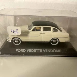 Haute Résistance Ford Vedette Vendôme blanche et toit noir
