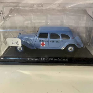 Kit d'outils mécanique Citroën Traction 11 C bleue AMBULANCE de 1954