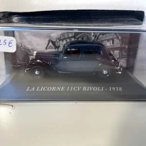 La Licorne 11CV Rivoli bleue foncée de 1938 pour Hommes