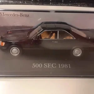 Mercedes 500 SEC noire de 1981 Haute Durabilité
