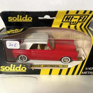 Nettoyant jantes Bentley Continental rouge Solido référence 1512 (voiture américaine)