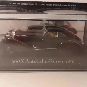 Pneu toutes saisons Mercedes 500K Autobahn-Kurier noire de 1935