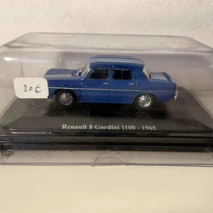 Premium Renault 8 Gordini 1100 bleue de 1965