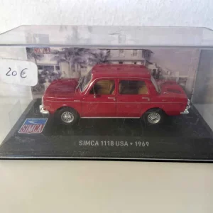 Premium SIMCA 1118 USA rouge de 1969