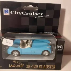 Professionnel Jaguar XK-120 Roadster bleue