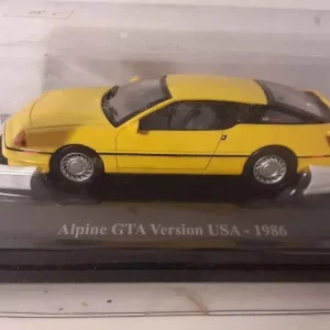 Renault Alpine GTA version USA jaune de 1986 de la Gamme Sport