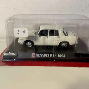 Renault 8 blanche (blanc cassé) de 1962 - Auto Plus pour Véhicules utilitaires