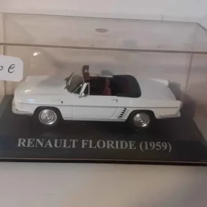 Renault Floride cabriolet blanche de 1959 avec Durée de vie prolongée