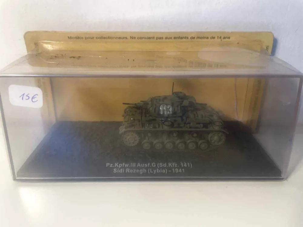 Véhicule militaire char Pz.Kpfw.III Ausf.G (Sd.Kfz. 141) Sidi Resegh (Lybie) - 1941 pour Conduite hivernale