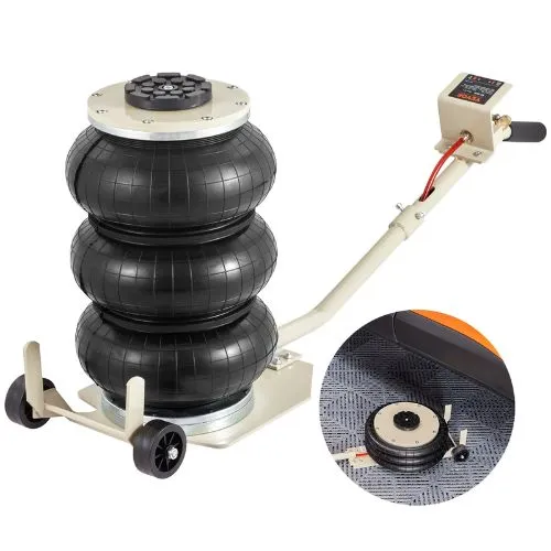 3000 lbs Triplé Bag Air Jack Cars Garages Repair ZG-E