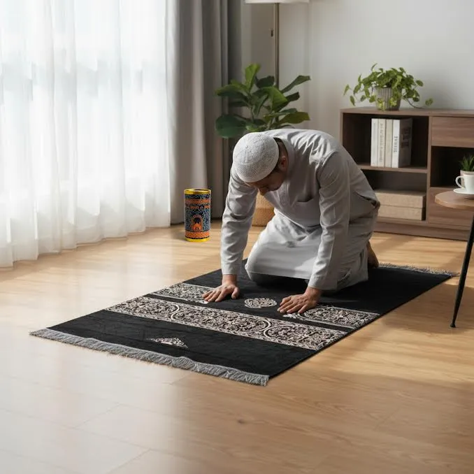 Certifié CE Musallah Travel Container Noir jais