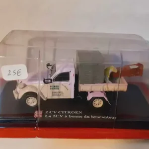 Citroën 2 CV - la 2 CV benne du brocanteur avec système antivol