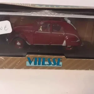 Citroën 2 CV bordeaux de 1956 Belgium (marque Vitesse) - 22mm/25mm/28mm