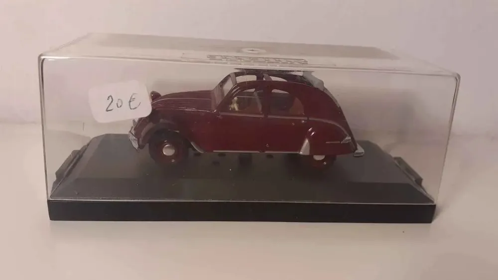 Citroën 2 CV bordeaux de 1956 Belgium (marque Vitesse) - 22mm/25mm/28mm