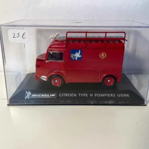 Citroën type H MICHELIN POMPIERS d'usine (boite plexi) en noir mat