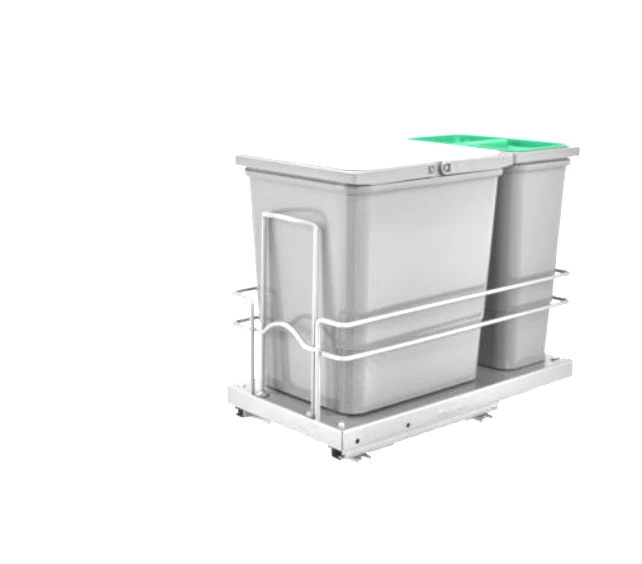 Conteneur à déchets coulissant pour évier Rev--Shelf - 22mm/25mm/28mm