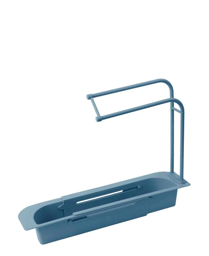 Fine Living Telescopic Storage Drainage Basket - Blue avec Garantie