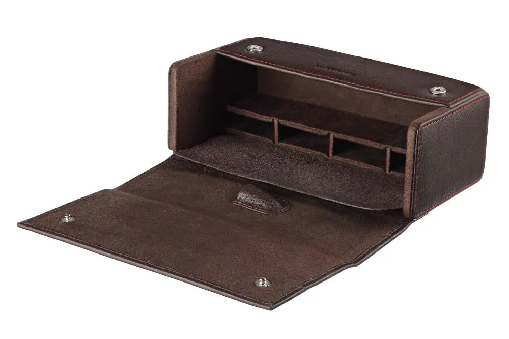Lighter Travel Case Chocolat avec fixation universelle