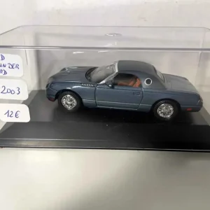 Rétroviseur sport Ford Thunderbird bleue foncée de 2003 (voiture américaine) - boite plexi