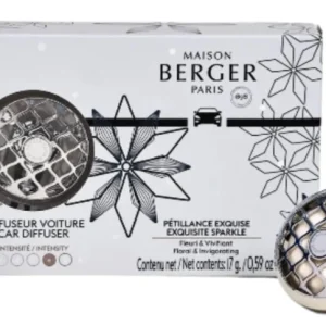 Sangle de fixation Maison Berger Autoparfum / Autodiffuser - Rosalie Sublime Sparkle - Met navulling