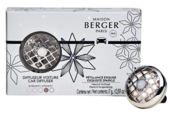 Sangle de fixation Maison Berger Autoparfum / Autodiffuser - Rosalie Sublime Sparkle - Met navulling