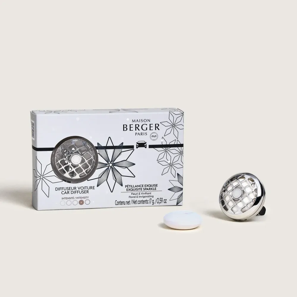 Sangle de fixation Maison Berger Autoparfum / Autodiffuser - Rosalie Sublime Sparkle - Met navulling