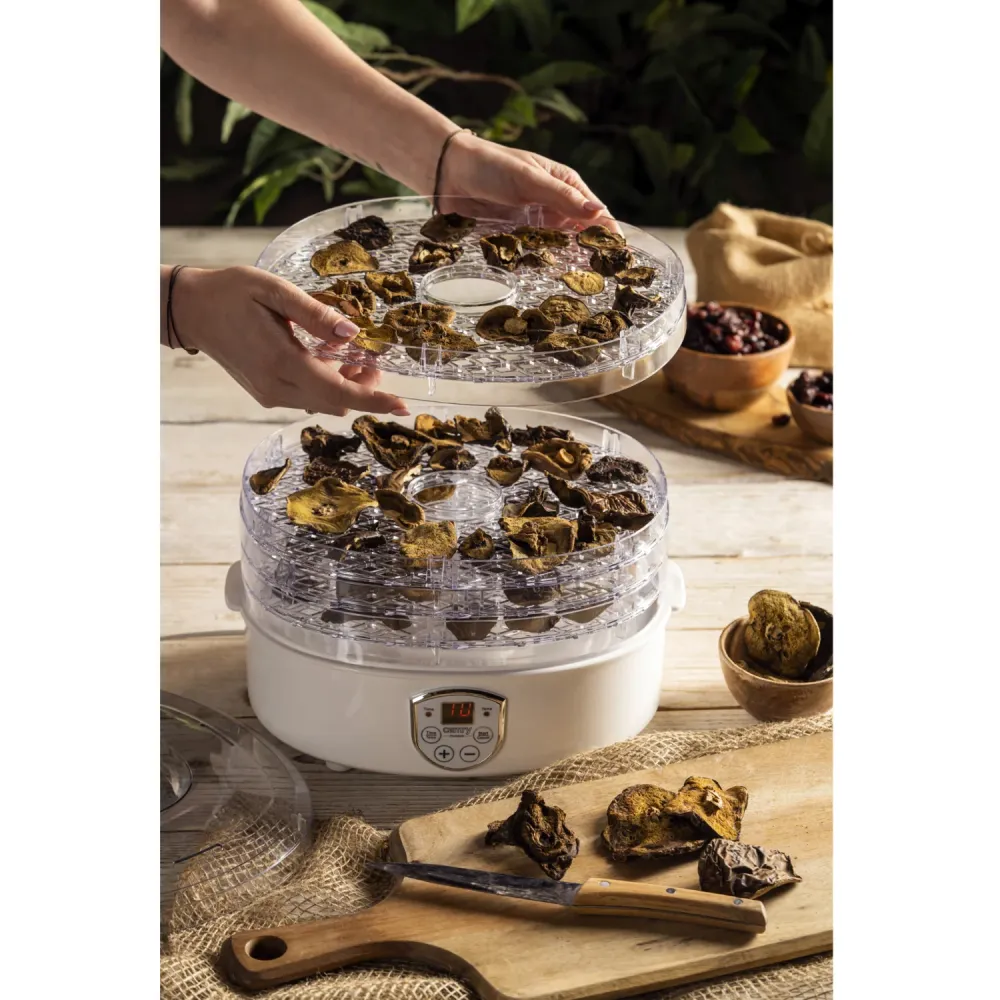 Séchoir Déshydrateur de champignons, d'herbes et d'aliments Camry CR 6659 avec Garantie