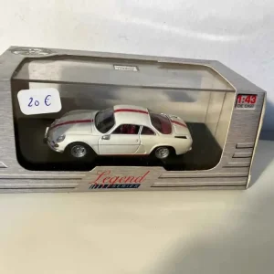 Support GPS moto Renault Alpine A110 blanche (avec boite en carton) - Légend Séries