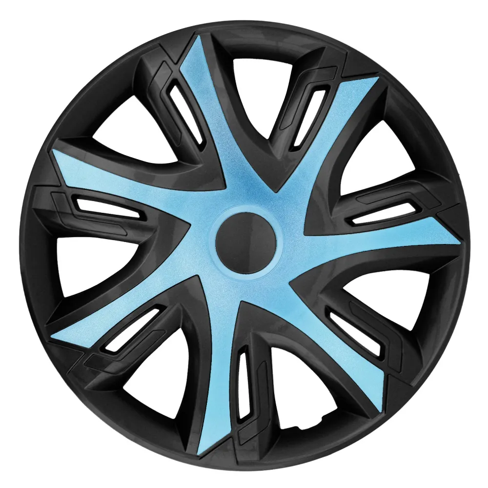 Enjoliveurs de roue N-Power pour jantes en acier Jeu de 4 enjoliveurs bicolores pour voiture Véhicule automobile S'adapte...