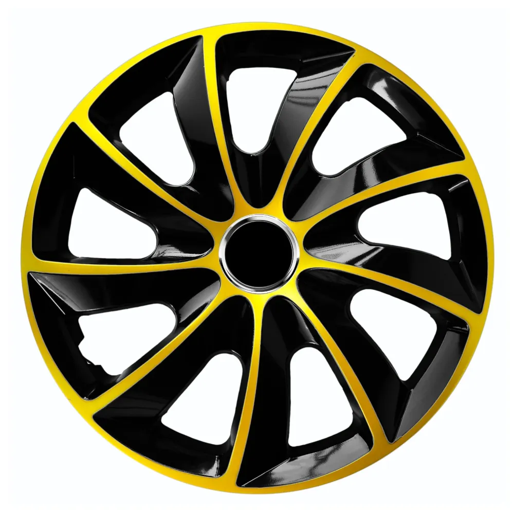 NRM STIG Enjoliveurs pour jantes en acier Jeu de 4 enjoliveurs bicolores pour voiture Véhicule automobile S'adapte à à la...