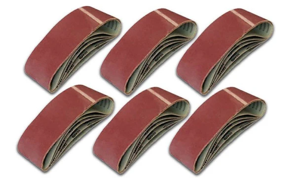 Kit balai complet VaGo-Tools Bandes abrasives Bande abrasive 100x610 mm Bandes en tissu grain 80 UE : 100 pièces 610-SB-80...
