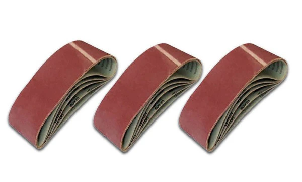 Kit balai complet VaGo-Tools Bandes abrasives Bande abrasive 100x610 mm Bandes en tissu grain 80 UE : 100 pièces 610-SB-80...