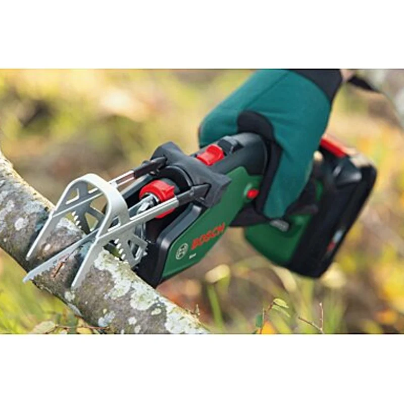 Coupe branches BOSCH KEO 18 LI avec 1 batterie 2,0Ah avec système de verrouillage