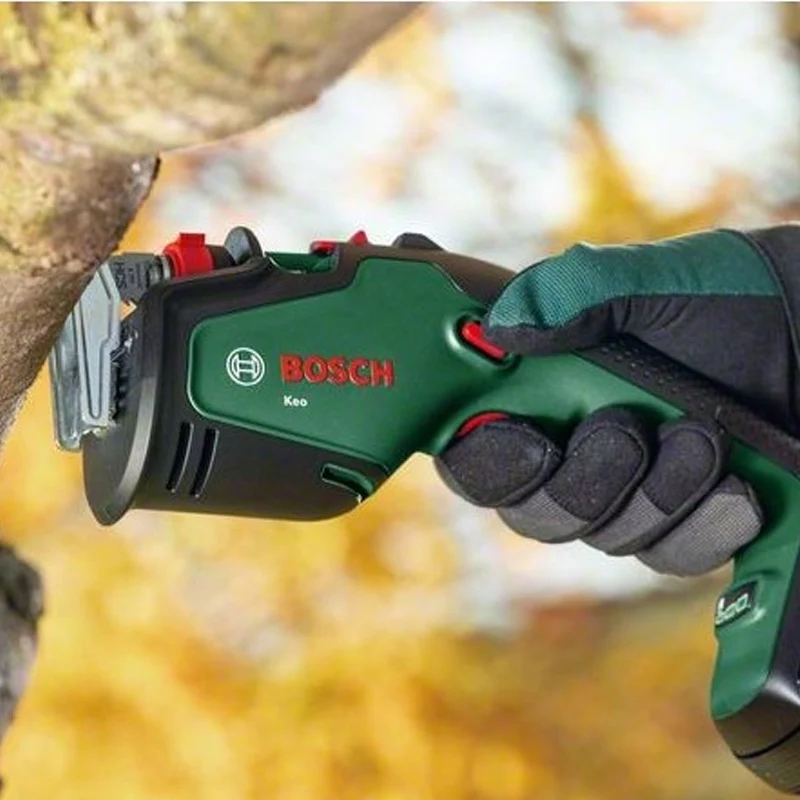 Coupe branches BOSCH KEO 18 LI avec 1 batterie 2,0Ah avec système de verrouillage