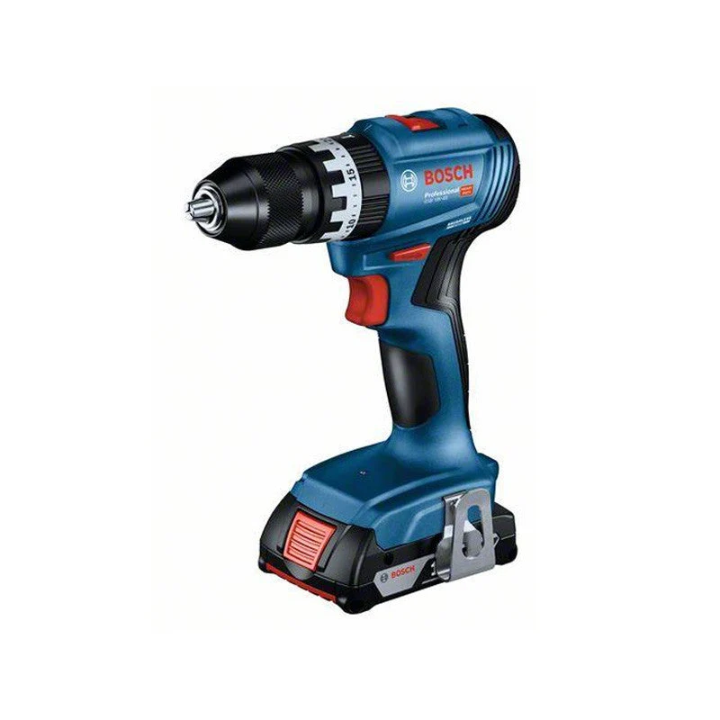 Pack BOSCH Perceuse-visseuse GSB 18V-45 + Boulonneuse GDX 18V-200 + Meuleuse GWS 18V-7 + 2 batteries 5.0Ah 18V + chargeur...