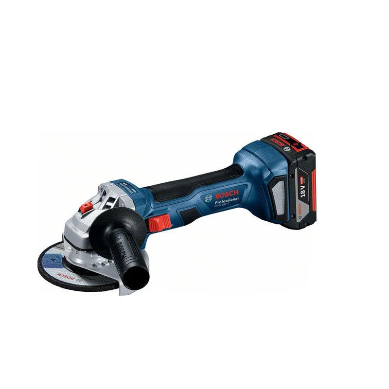 Pack BOSCH Perceuse-visseuse GSB 18V-45 + Boulonneuse GDX 18V-200 + Meuleuse GWS 18V-7 + 2 batteries 5.0Ah 18V + chargeur...