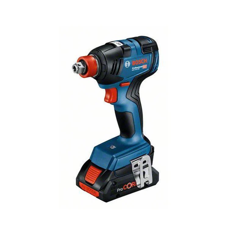 Pack BOSCH Perceuse-visseuse GSB 18V-45 + Boulonneuse GDX 18V-200 + Meuleuse GWS 18V-7 + 2 batteries 5.0Ah 18V + chargeur...
