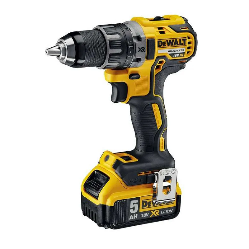 Perceuse-visseuse intégré 18V DEWALT DCD791P2-QW avec coffret et 2 batteries 5,0 Ah