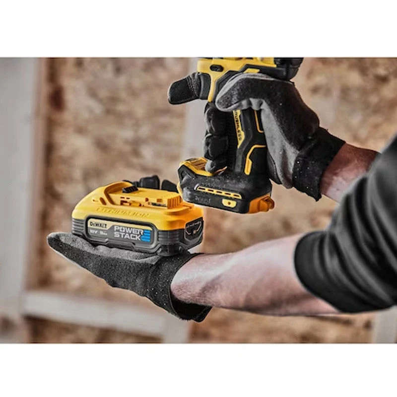 Pièce Lourde Perceuse-visseuse compacte 18V DEWALT DCD800H2T-QW avec coffret et 2 batteries 5,0 Ah POWERSTACK