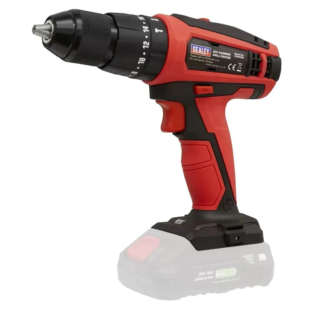 Sealey CP20VCOMBO4 CP20V Series 20V Sans fil Tool 8 piece Combo 4 Battery