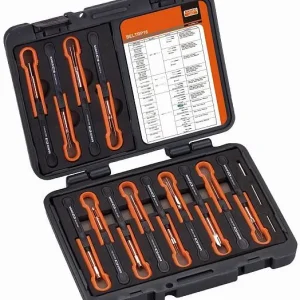 Certifié CE Kit de déverrouillage par câble du réseau Bahco 16 pièces BELTRP16 prendre à bas prix