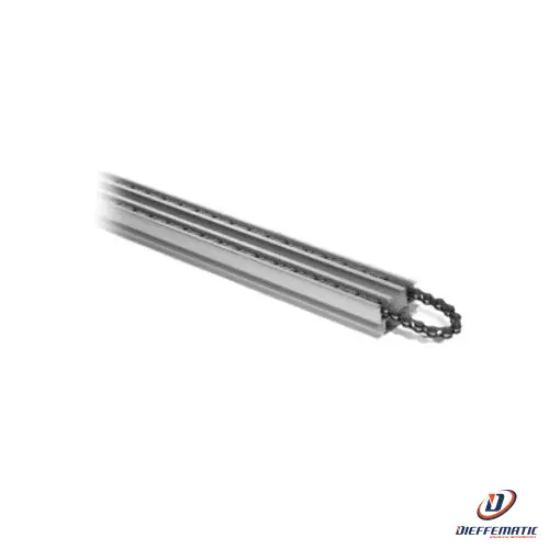 Accessorio Guida Aggiuntivo 0,8M + Catena Nice Sr08C Automazione Automatismi Résistant aux vibrations |