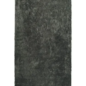 Vloerkleed tissu synthétique donkergrijs 80 x 150 cm EVREN