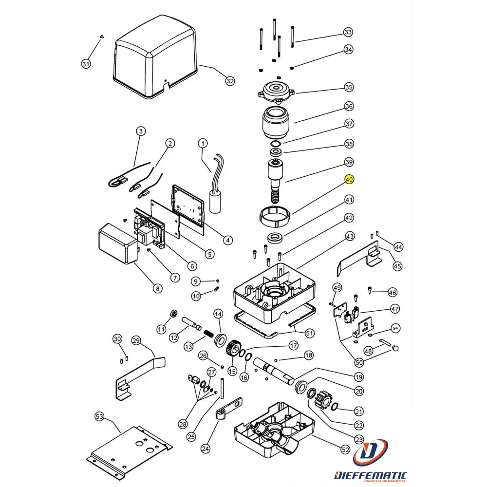 Stp070 Adattatore Statore Simply Kv6 230 Ricambio