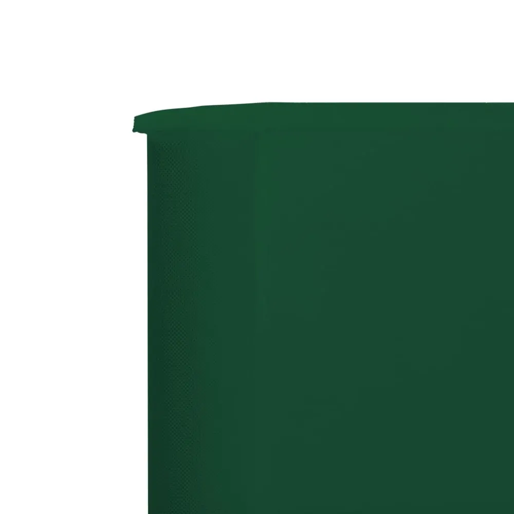Brises-vue paravent 3 panneaux tissu 400 x 120 cm vert 02_0008805