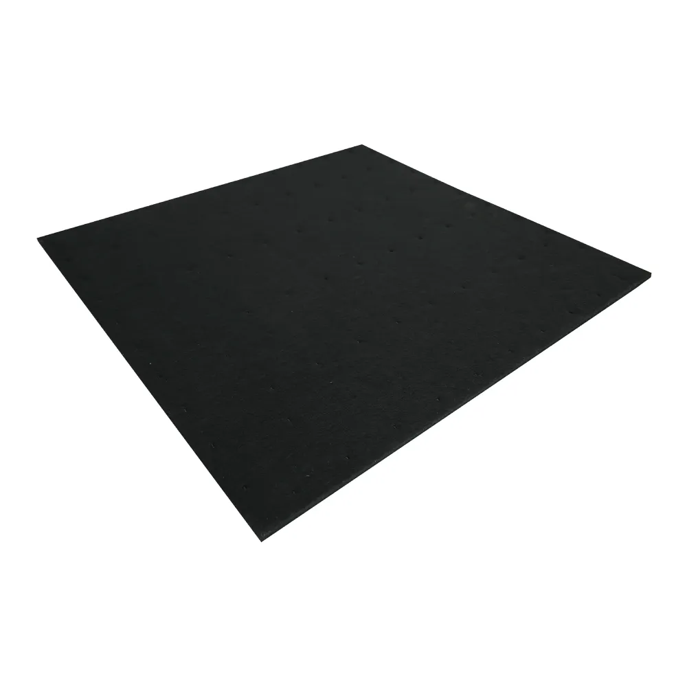 Lot de 4 panneaux acoustiques 1,44 m² à lamelles en diagonale effet chêne gris 03_0009860