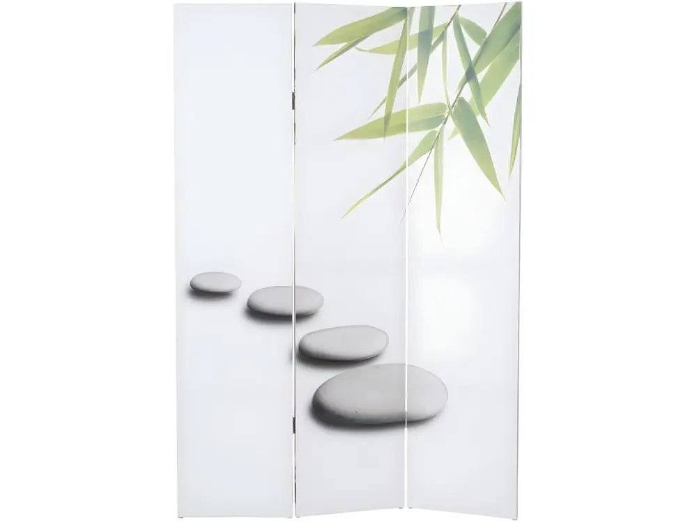 Paravent 3 panneaux pans séparateur de pièce 180x120cm motif orchidée 04_0004135