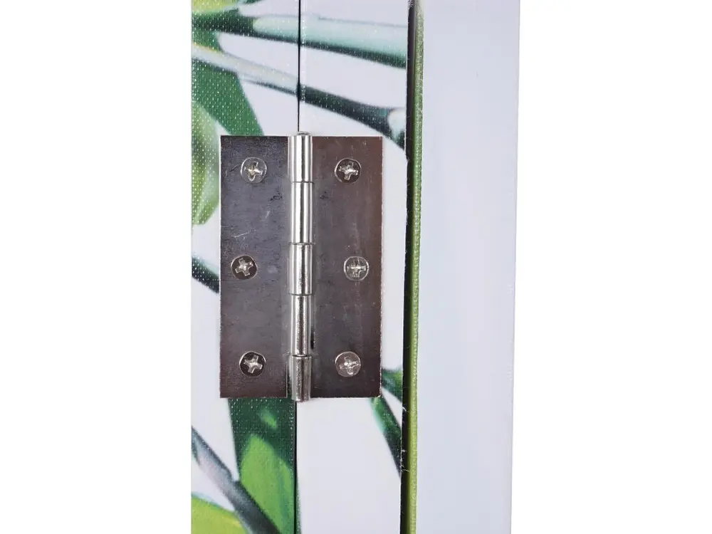 Paravent 3 panneaux pans séparateur de pièce 180x120cm motif orchidée 04_0004135