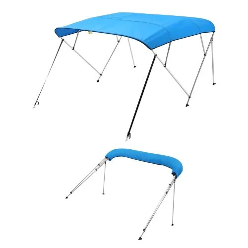 96x(79-84)x54 4 Bow Boat Bimini Tops Aluminum Alliage Frame Waterproof